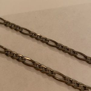 Italian sterling silver 24 inch chain necklace